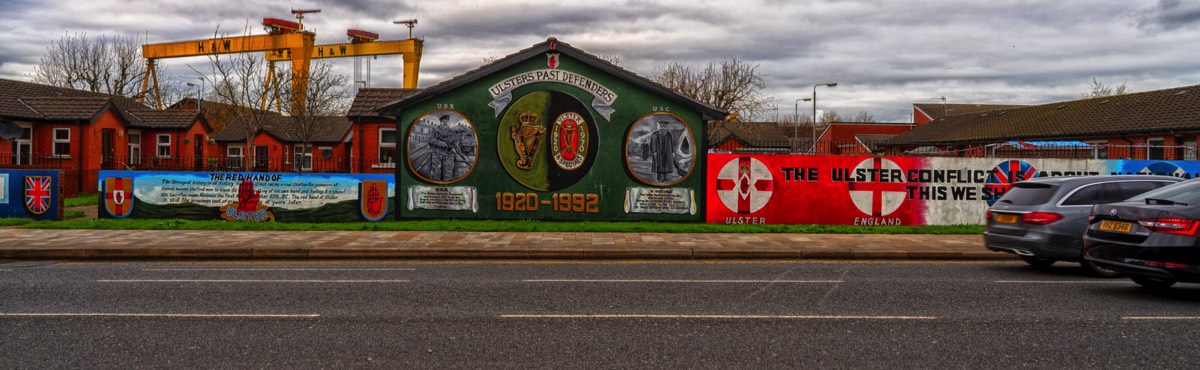 MURALS AT FREEDOM CORNER ON THE NEWTOWNARDS ROAD 003