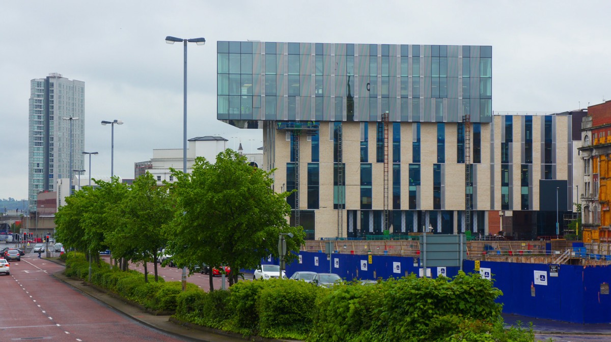 ULSTER UNIVERSITY BELFAST CAMPUS PHOTOGRAPHED MAY 2015 006