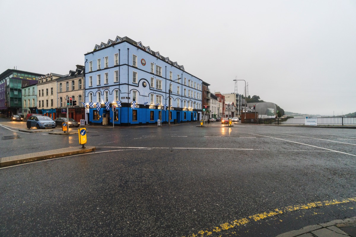 THE QUAYS AREA IN WATERFORD CITY CENTRE 