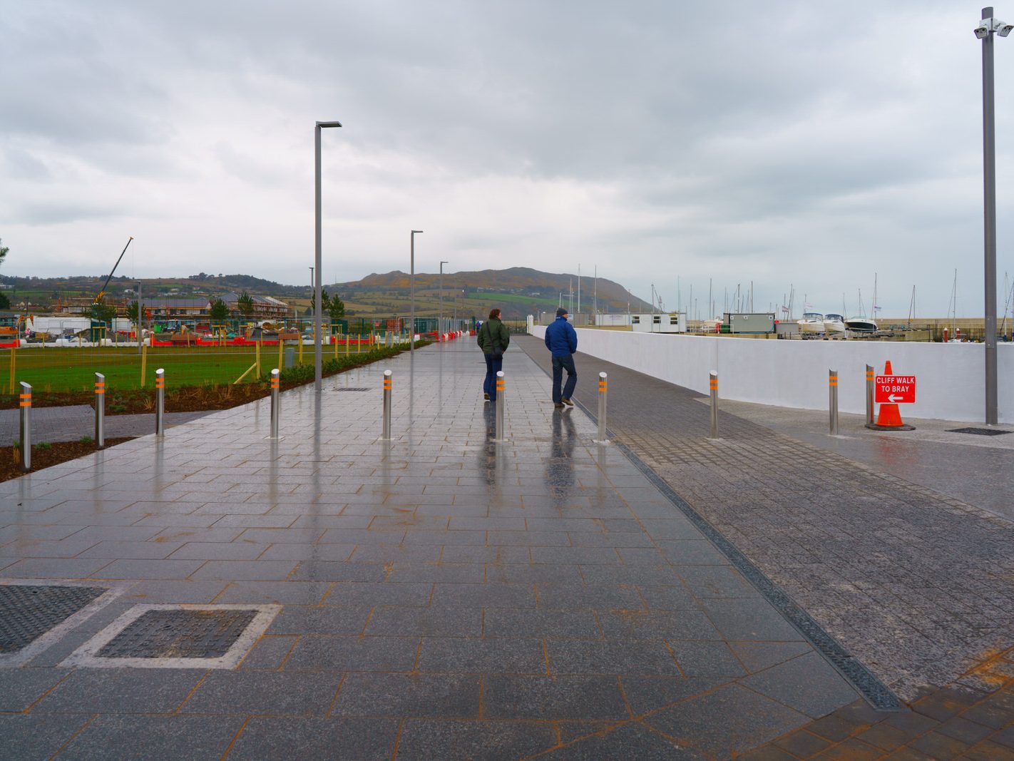 GREYSTONES HARBOUR ON A WET AND WINDY DAY 025