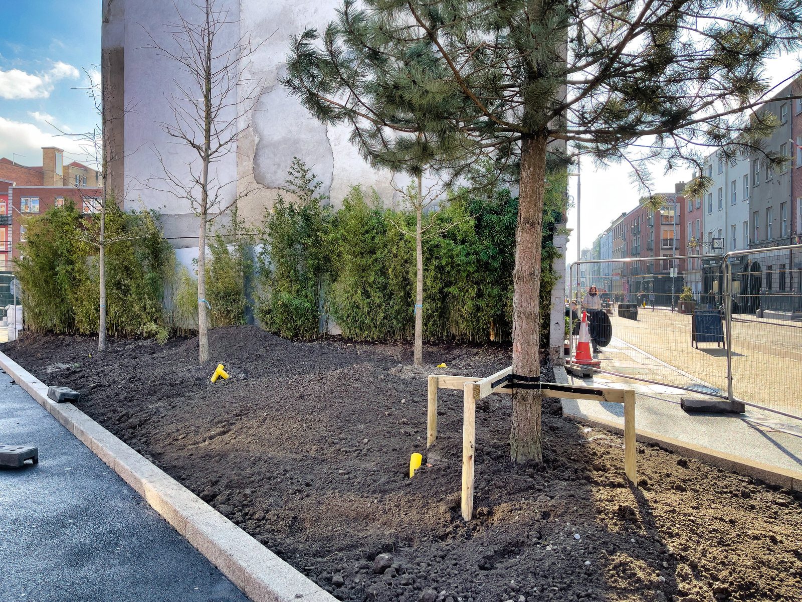 NEW LANDSCAPING UNDERWAY AT RYDERS ROW IN DUBLIN 010