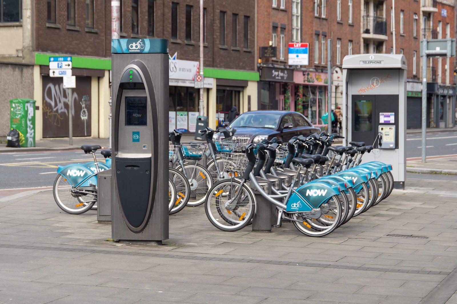 DUBLINBIKES DOCKING STATION 03 AT THE COLLEGE  001