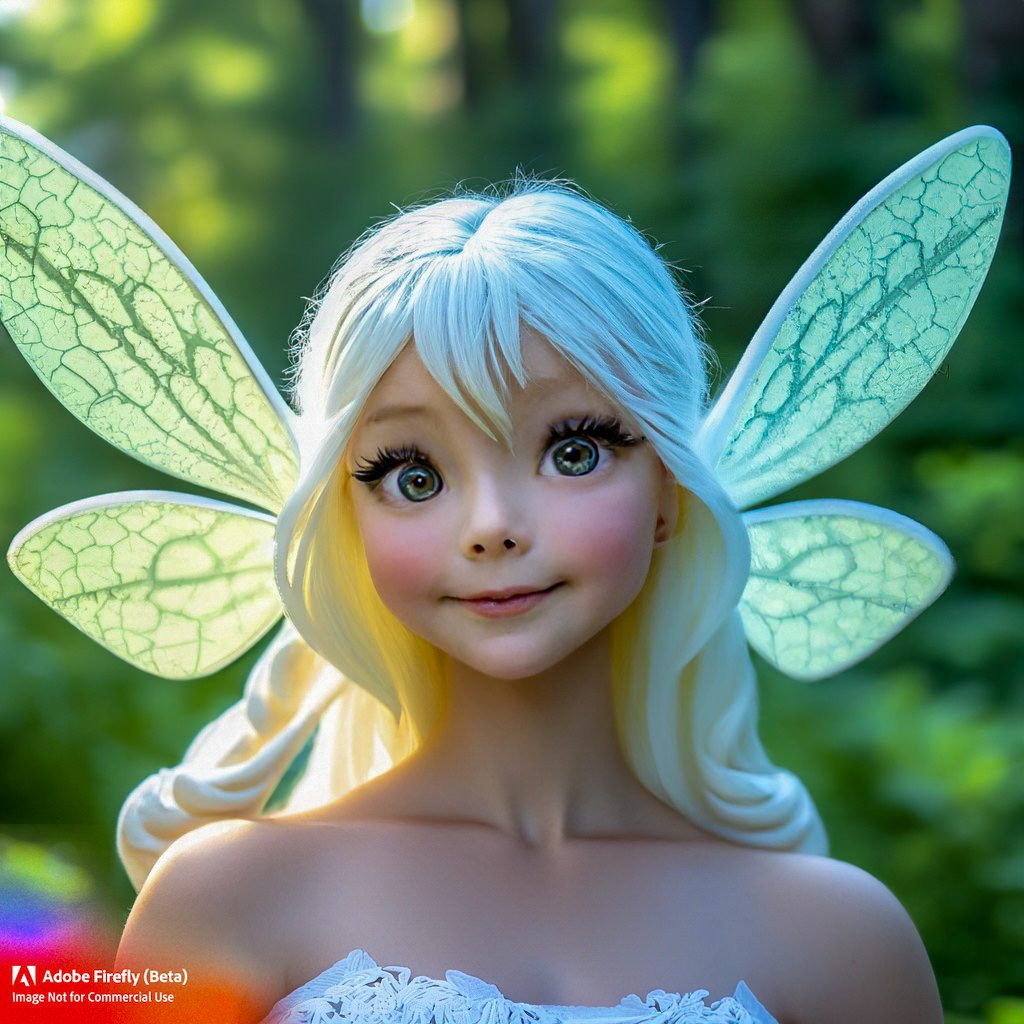 I ASKED FOR AN AI GENERATED IMAGES OF IRISH FAIRIES - ADOBE FIREFLY 001