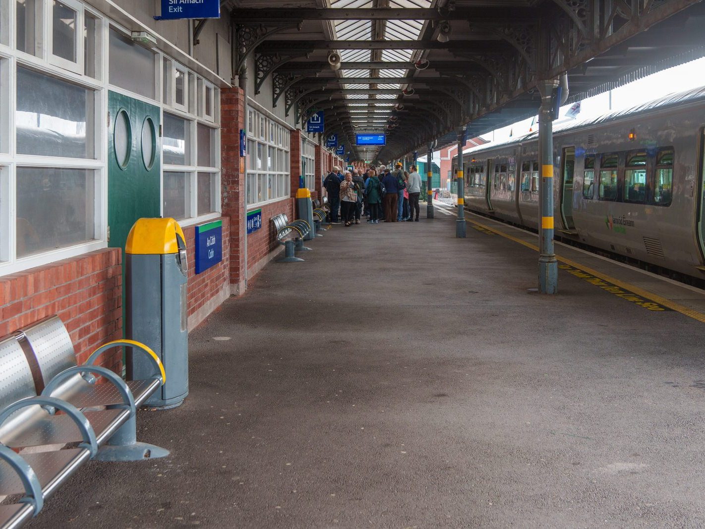 COBH TRAIN STATION ON A REALLY WET DAY IN MAY 2023 010