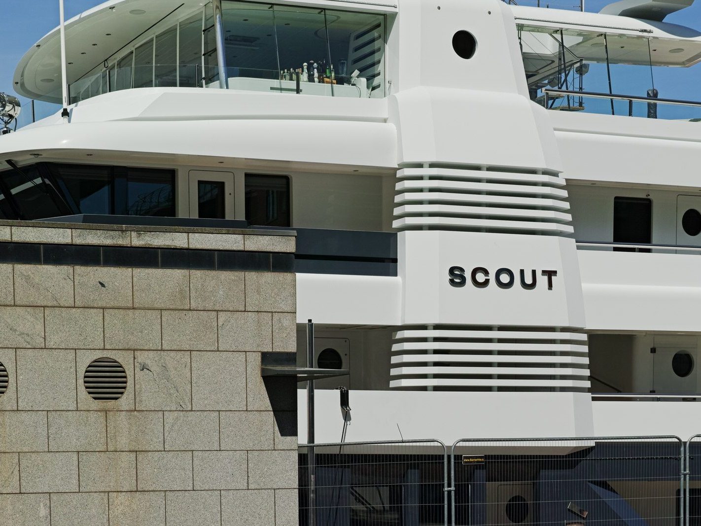 SCOUT IS A SUPERYACHT NAMED AFTER THE OWNER'S DOG [MOORED AT SIR JOHN ROGERSON'S QUAY IN DUBLIN] 003