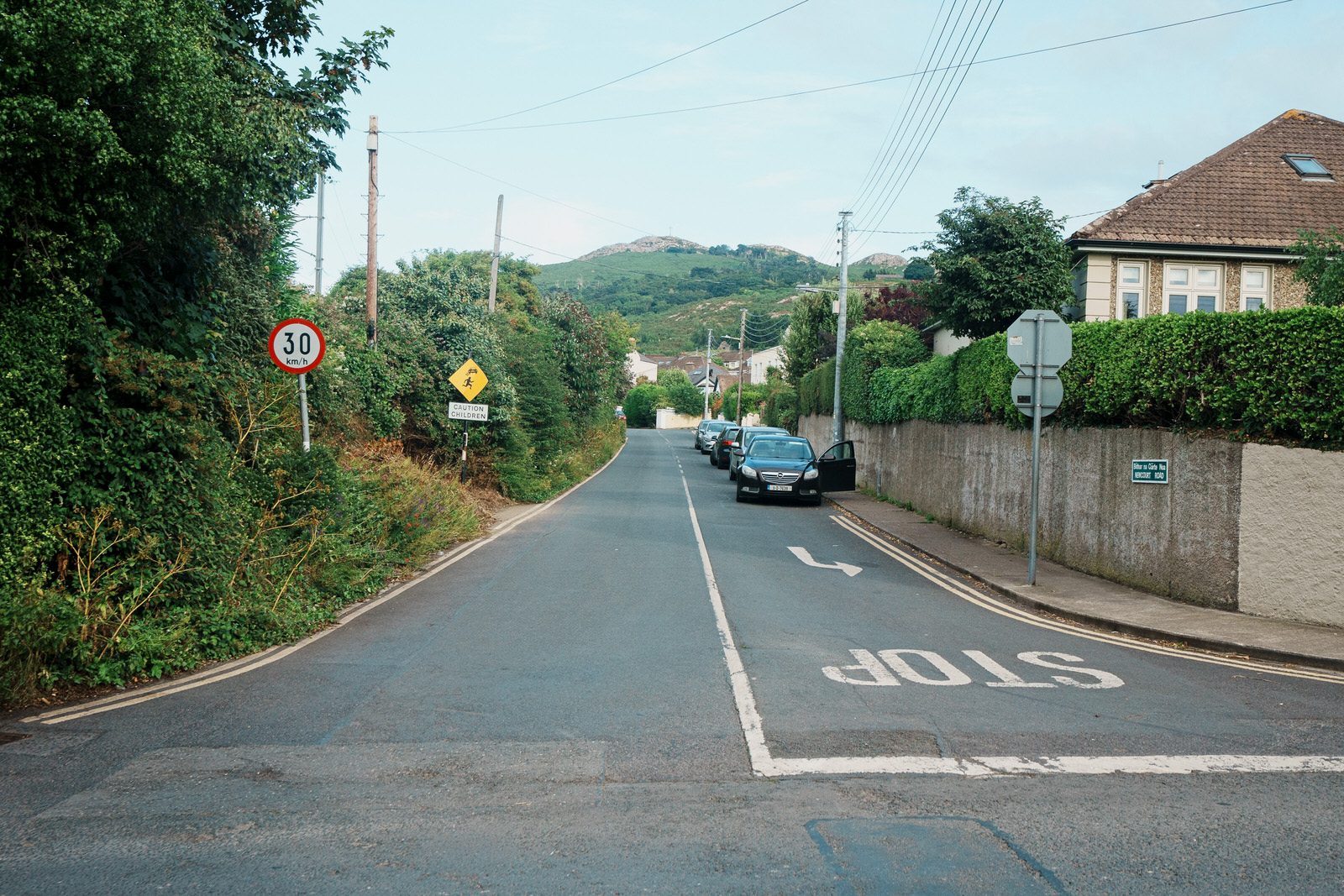 A SECTION OF PUTLAND ROAD IN BRAY COUNTY WICKLOW [ONCE KNOWN AS THE ROAD OF TEN HOUSES] 013