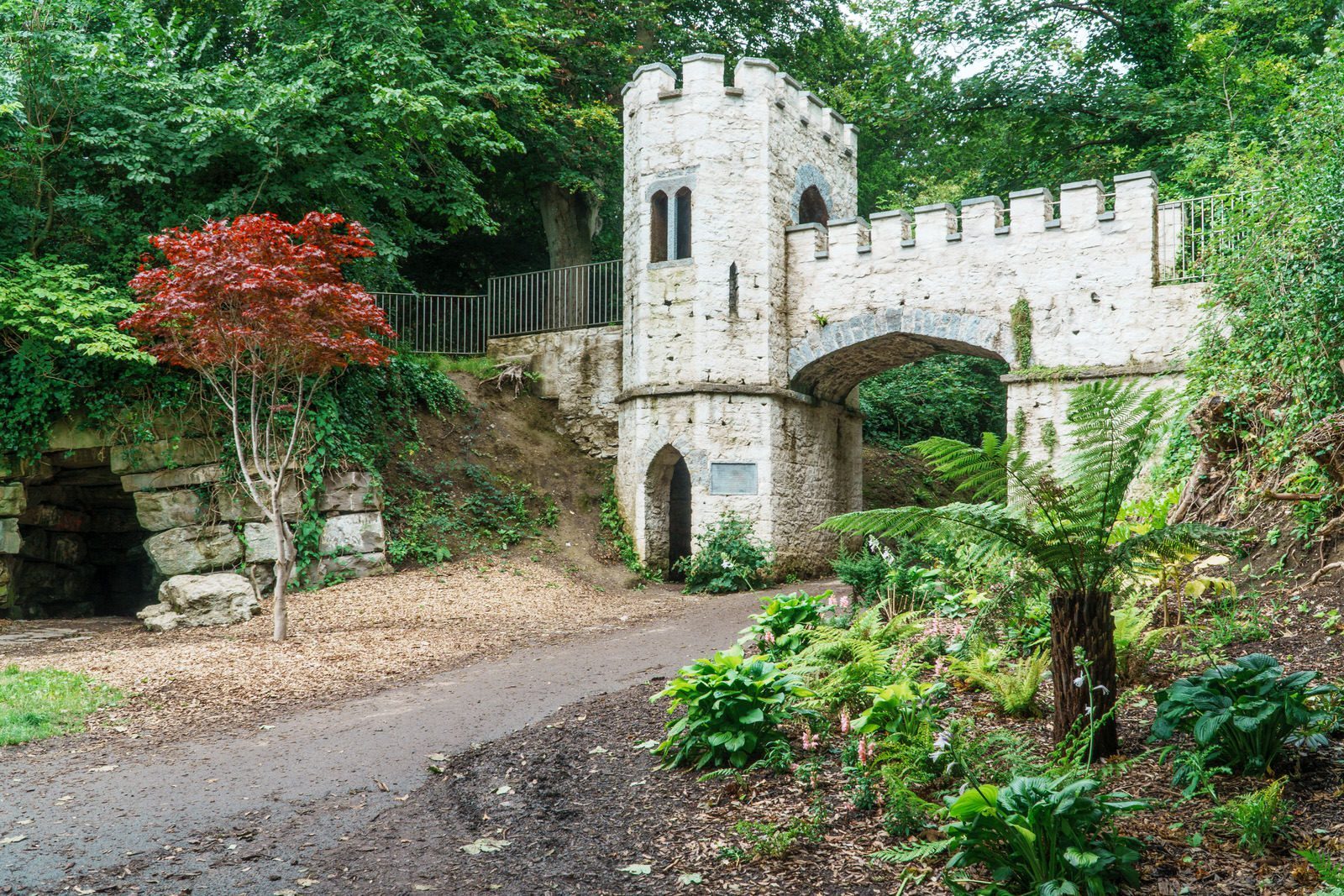 THE ANNIE LEE BRIDGE HAS BEEN RESTORED [THE OLDEST FOLLY IN ST ANNE'S PARK] 005