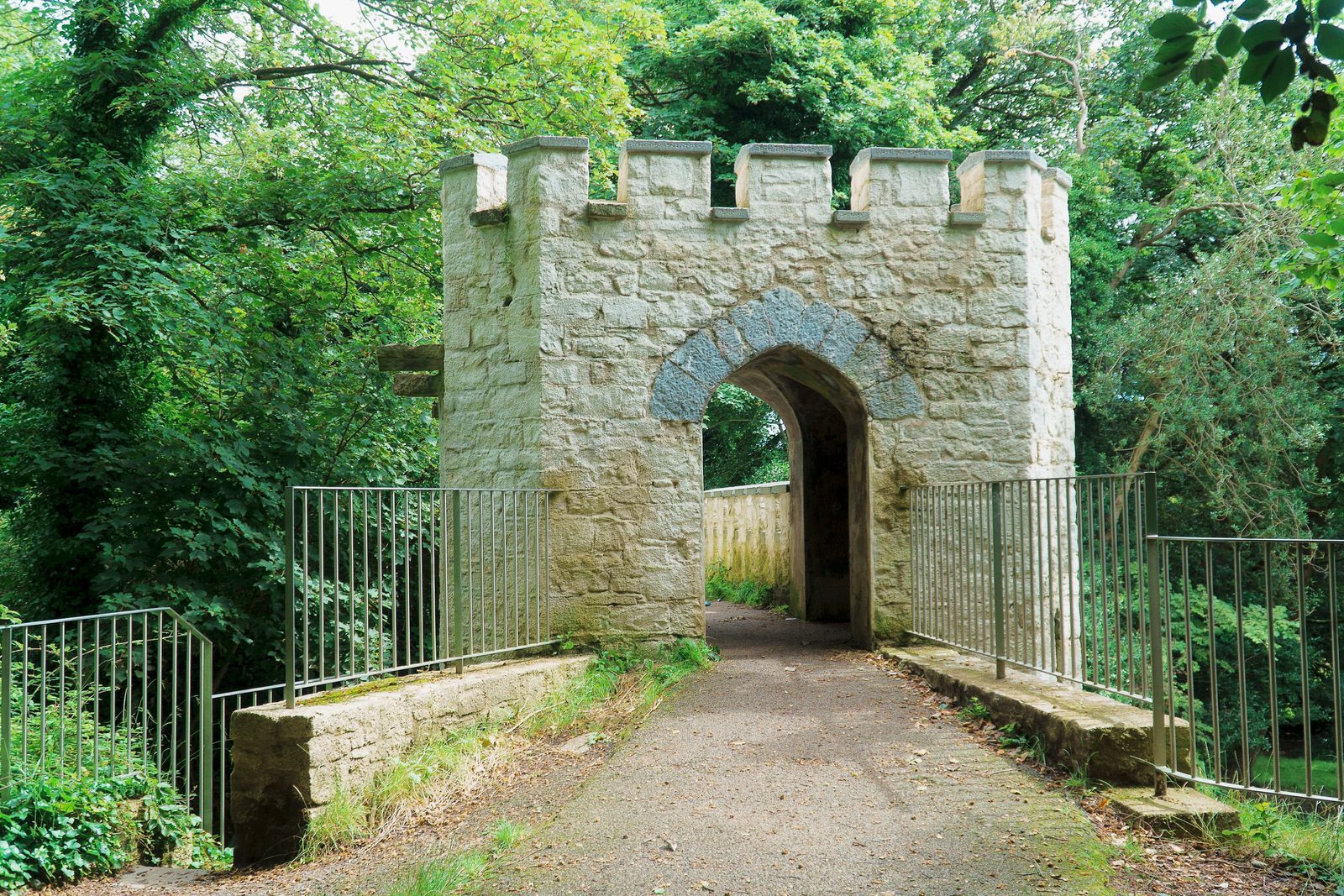 THE ANNIE LEE BRIDGE HAS BEEN RESTORED [THE OLDEST FOLLY IN ST ANNE'S PARK] 012