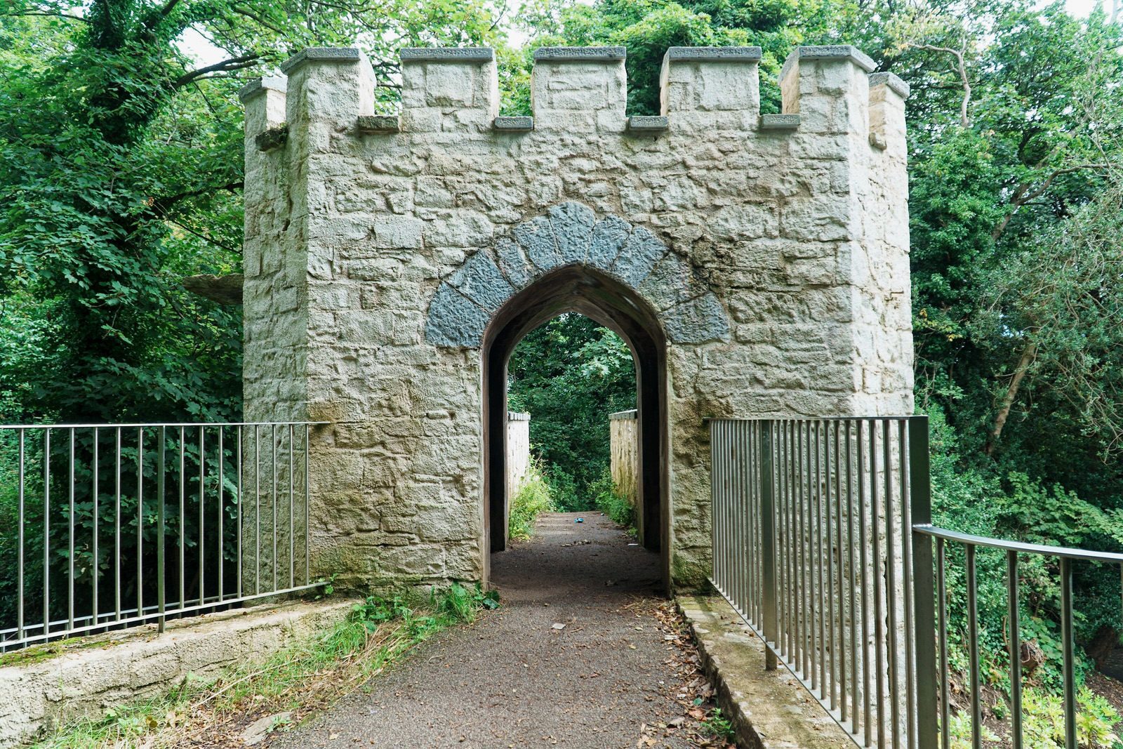 THE ANNIE LEE BRIDGE HAS BEEN RESTORED [THE OLDEST FOLLY IN ST ANNE'S PARK] 011