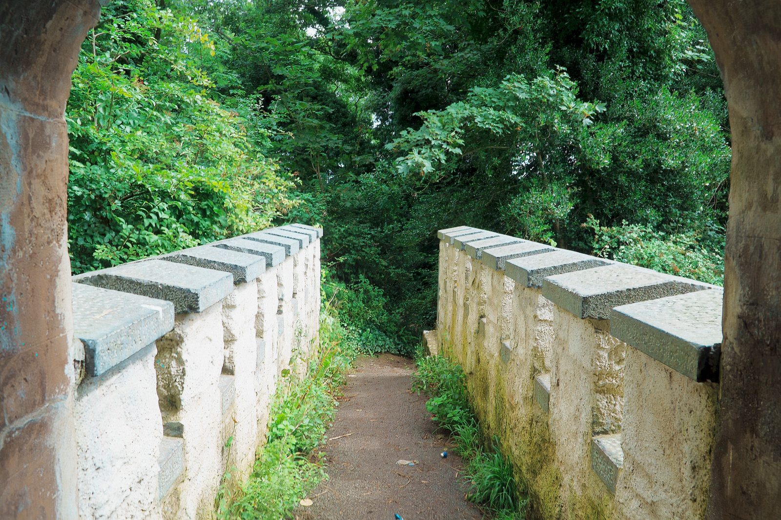 THE ANNIE LEE BRIDGE HAS BEEN RESTORED [THE OLDEST FOLLY IN ST ANNE'S PARK] 009