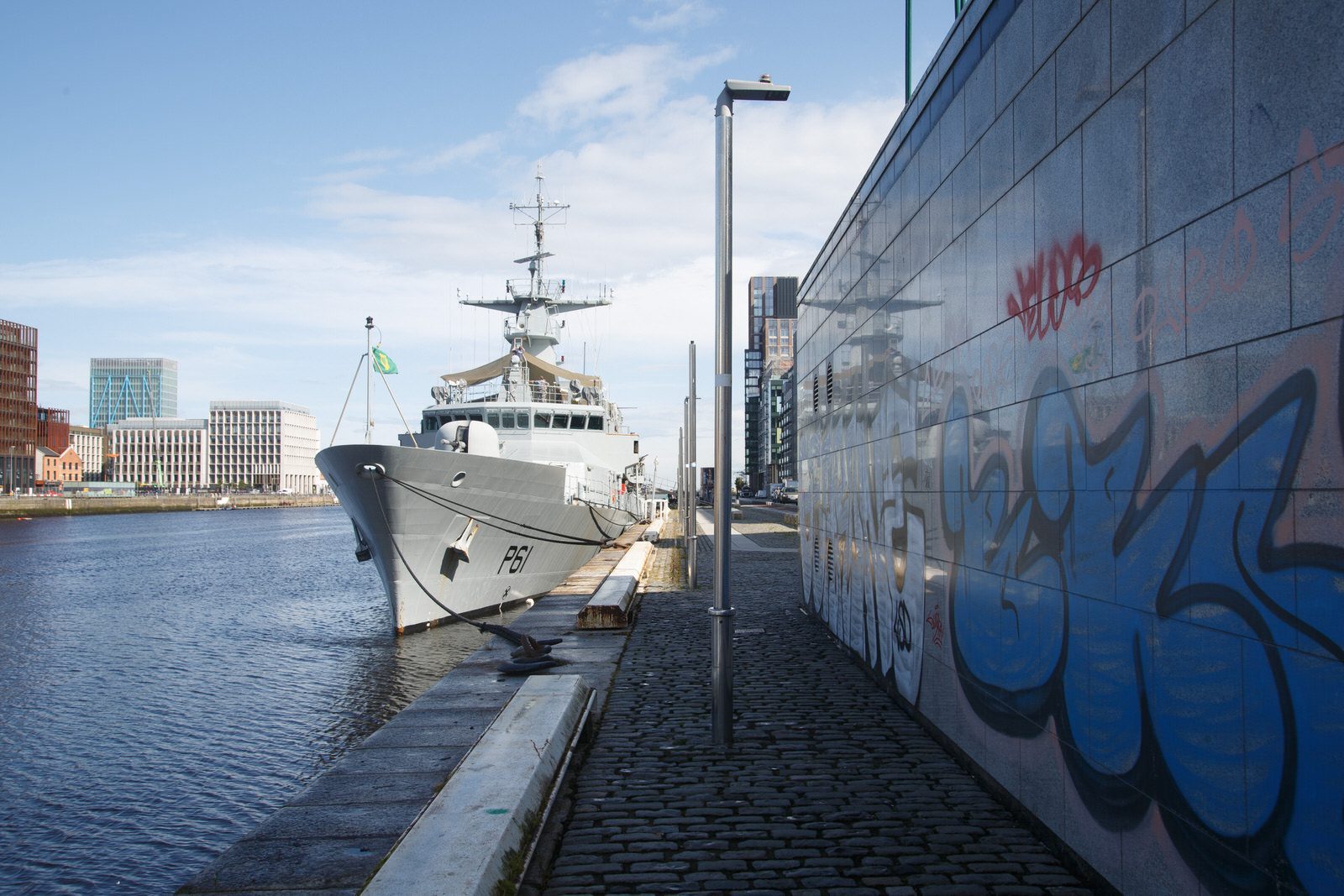 THE P61 IS AN IRISH NAVY VESSEL [I WAS HOPING TO PHOTOGRAPH THE USS MESA VERDE] 010
