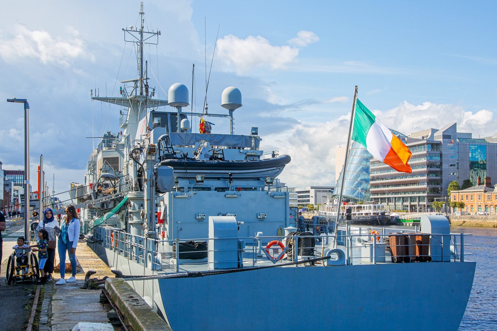 THE P61 IS AN IRISH NAVY VESSEL [I WAS HOPING TO PHOTOGRAPH THE USS MESA VERDE] 011