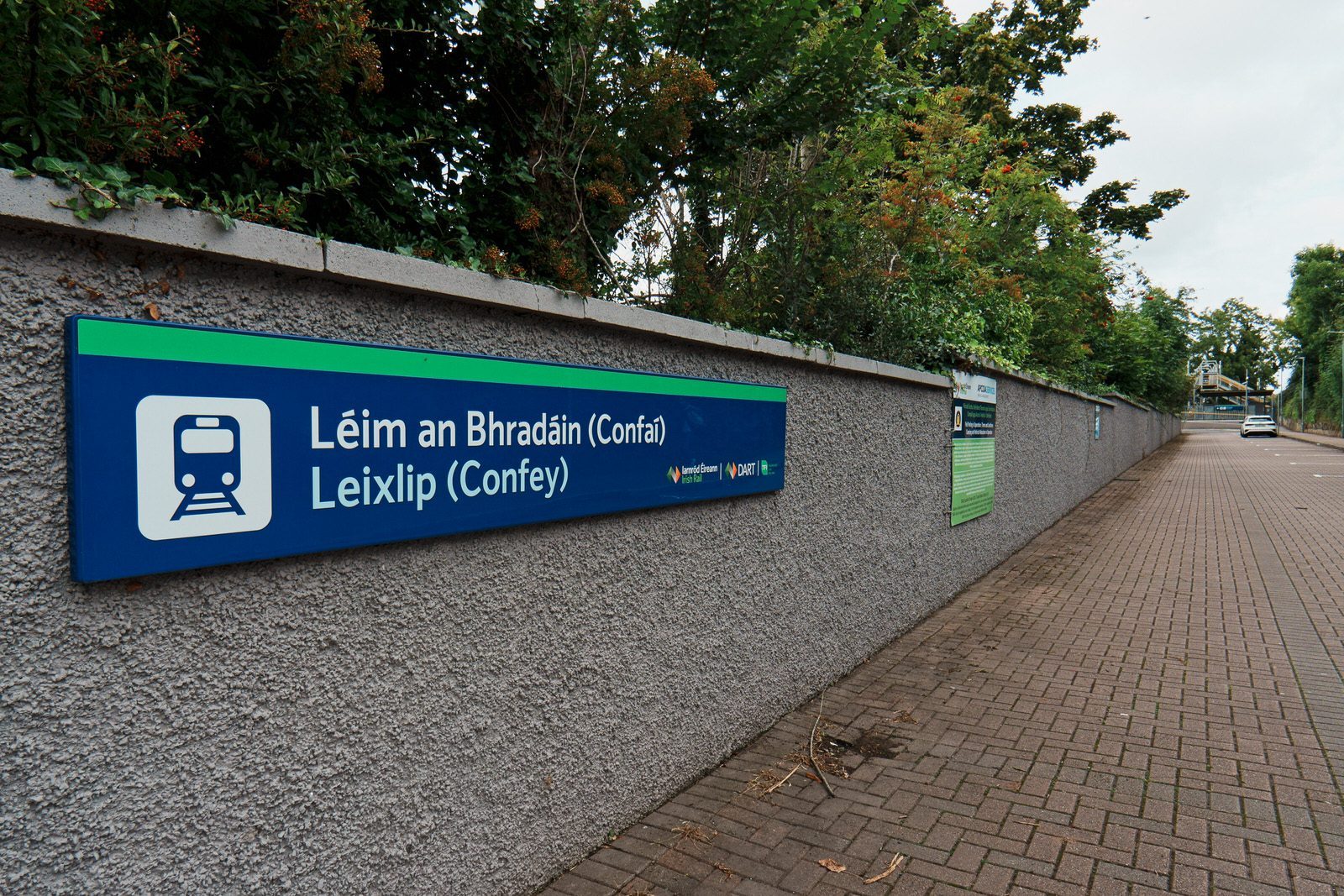 THERE ARE TWO TRAIN STATIONS IN LEIXLIP AND I USED BOTH TODAY [THIS ONE IS CONFEY] 006