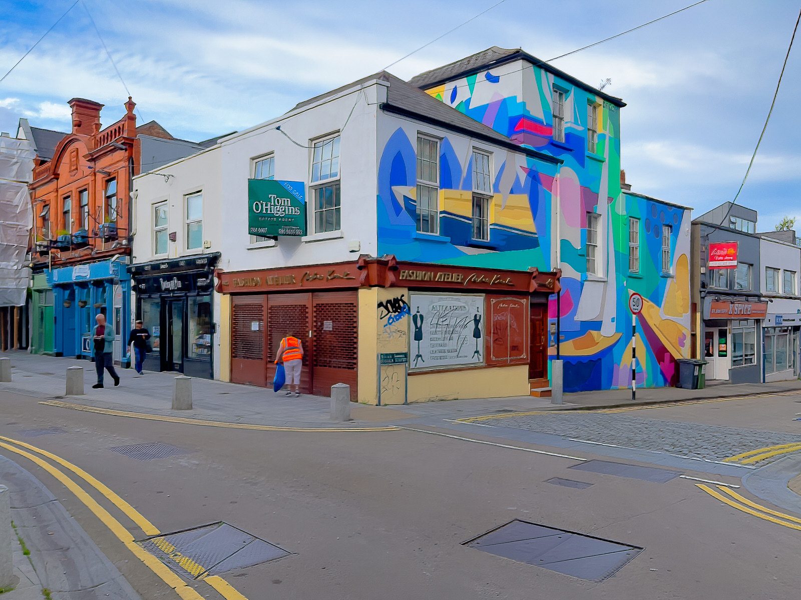 MURALS IN DUN LAOGHAIRE [FIRST SELECTION OF RANDOM IMAGES - ANSEO STREET ART PROJECT] 010