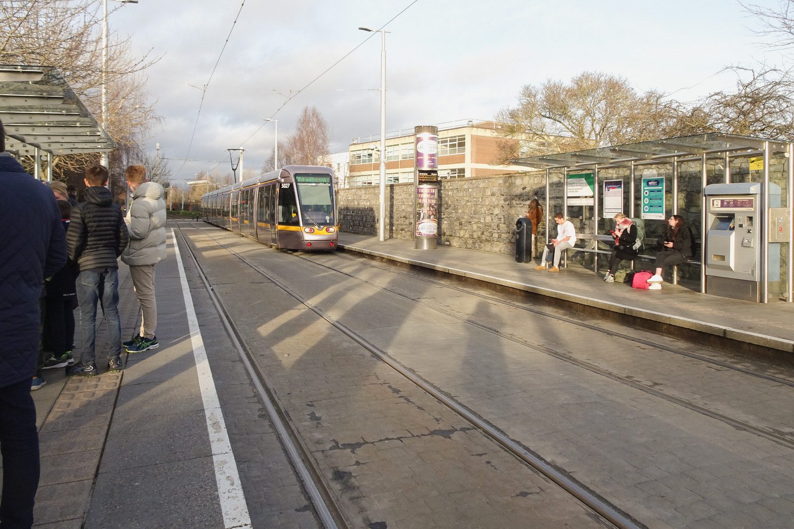 THE MILLTOWN LUAS TRAM STOP A FEW DAYS BEFORE CHRISTMAS DAY [AND NEARBY]-226264-1