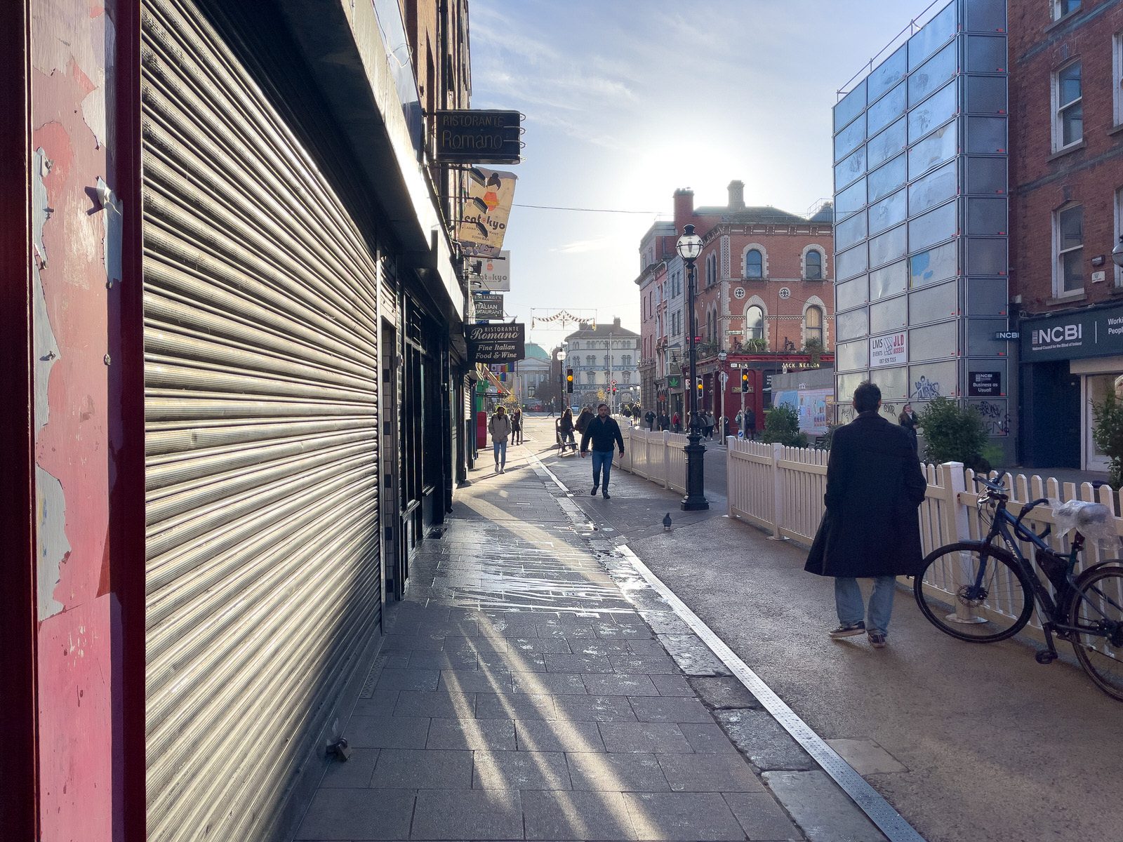 THE NEW STREET FURNITURE AND THE CHRISTMAS TREE [HAVE ARRIVED IN CAPEL STREET]-225873-1