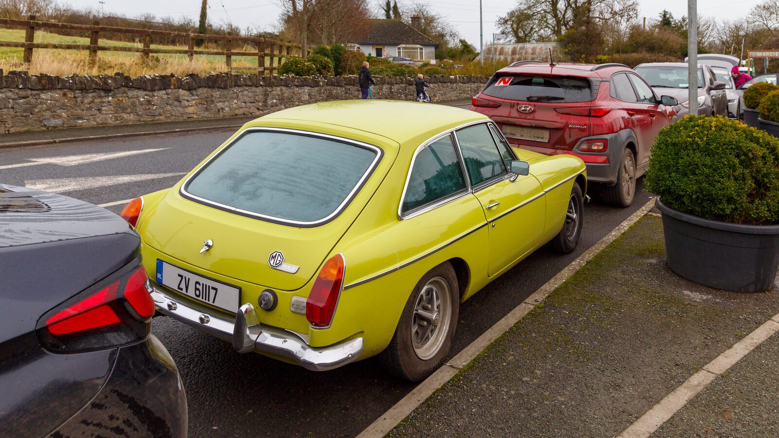 THIS WAS NOT WHAT I GOT FOR CHRISTMAS [YELLOW MG SPORTS CAR]-226761-1
