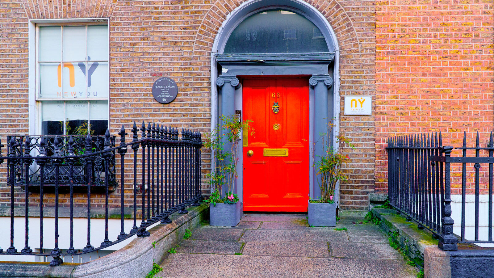 FRANCIS BACON LIVED HERE [HE WAS BORN IN 1909 AT NUMBER 63 LOWER BAGGOT STREET]-228117-1
