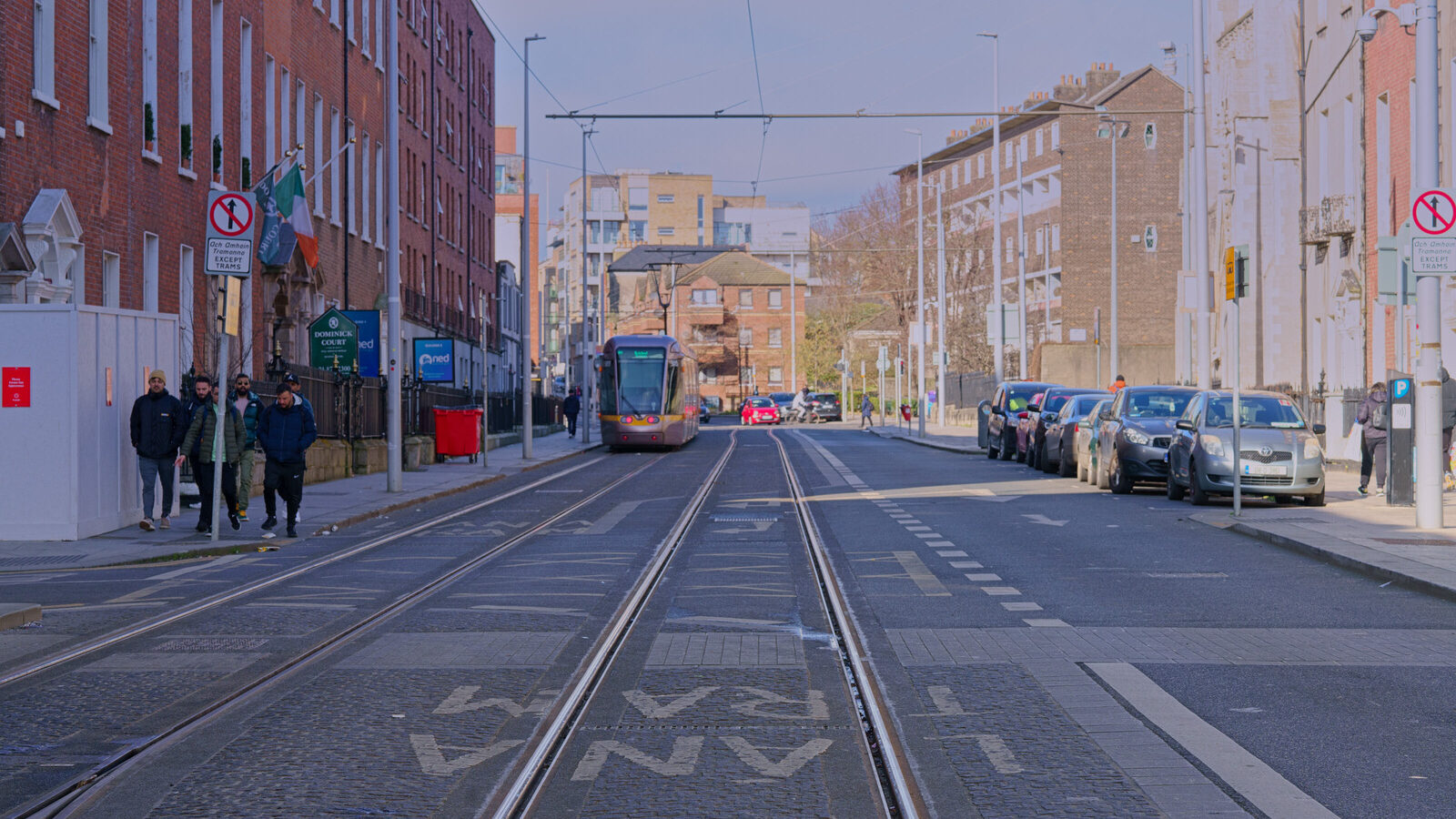 LUAS TRAM STOP AT LOWER DOMINICK STREET [AT THE MOMENT THE AREA DOES FEEL SAFER]-228688-1