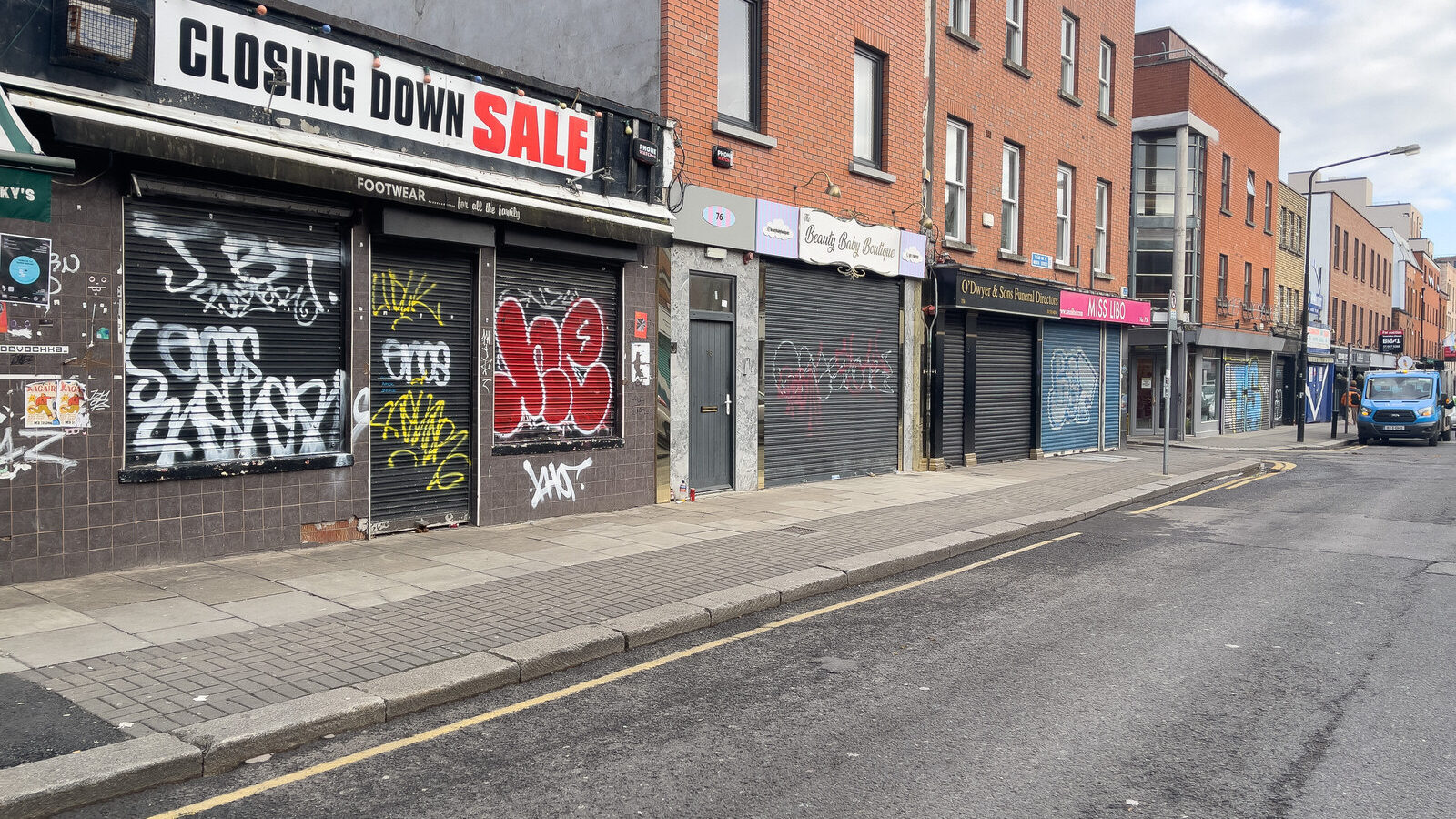 MEATH STREET AND LANE AS IT IS IN MARCH 2024 [DCC ARE IS SET TO EMBARK ON A MAJOR REDEVELOPMENT PROJECT]-229153-1