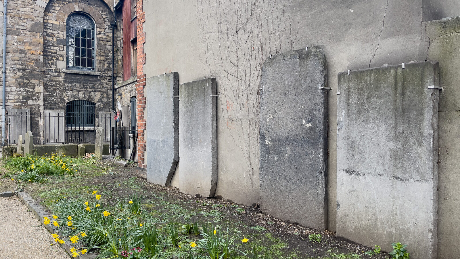 THIS SMALL PUBLIC PARK WAS ONCE A GRAVEYARD [ST CATHERINE'S ON THOMAS STREET 3 MARCH 2024]-229109-1
