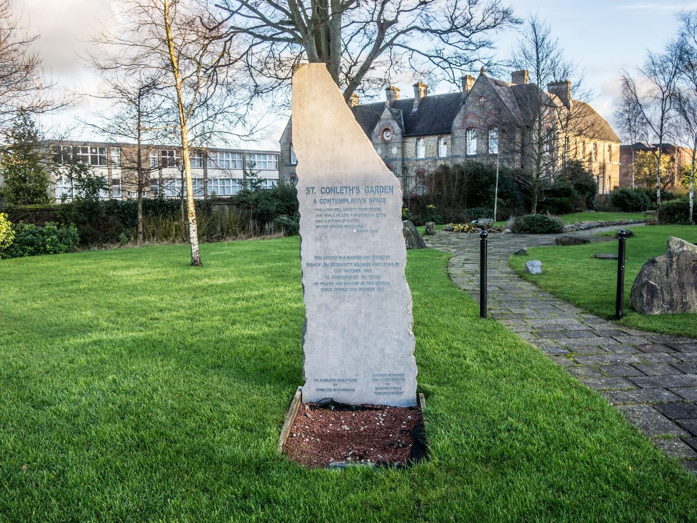 SAINT CONLETH'S STATUE AND GARDEN [NAAS ROAD NEWBRIDGE COUNTY KILDARE]