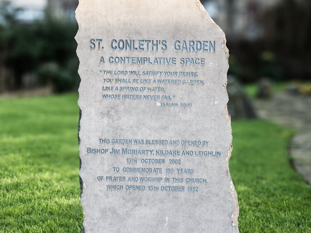 SAINT CONLETH'S STATUE AND GARDEN [NAAS ROAD NEWBRIDGE COUNTY KILDARE]