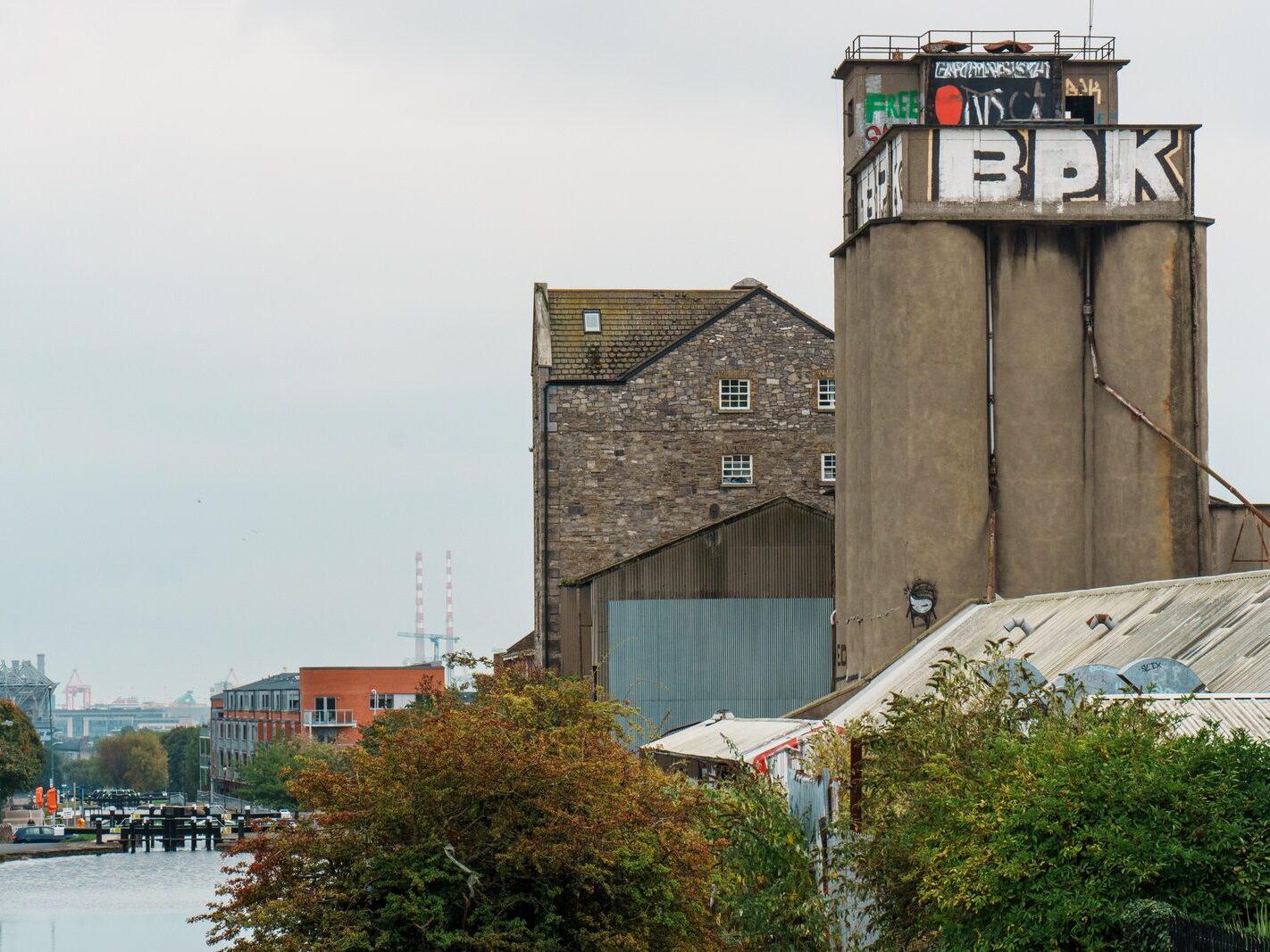 BETWEEN LOCK 5 AND LOCK 6 [ROYAL CANAL DUBLIN]-241094-1