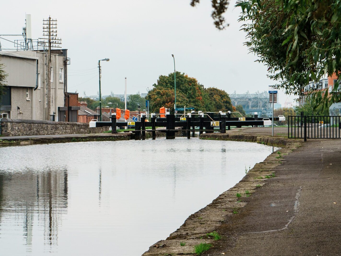 BETWEEN LOCK 5 AND LOCK 6 [ROYAL CANAL DUBLIN]-241116-1