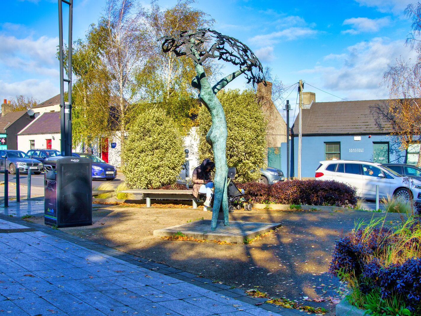 THIS BRONZE SCULPTURE IS IN CORNELSCOURT VILLAGE [IT HAS TAKEN ME YEARS TO FIND ANY INFORMATION RELATING TO IT]-242741-1