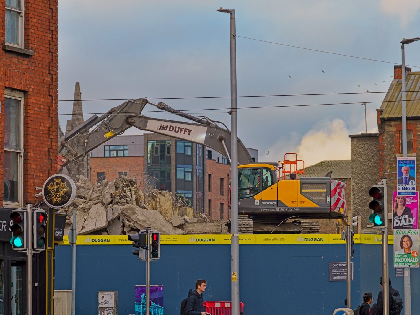 THE CURRENT STATE OF DORSET STREET FLATS AND ST MARY'S PLACE FLATS [ALMOST TOTALLY DEMOLISHED 15 NOVEMBER 2024]-244228-1