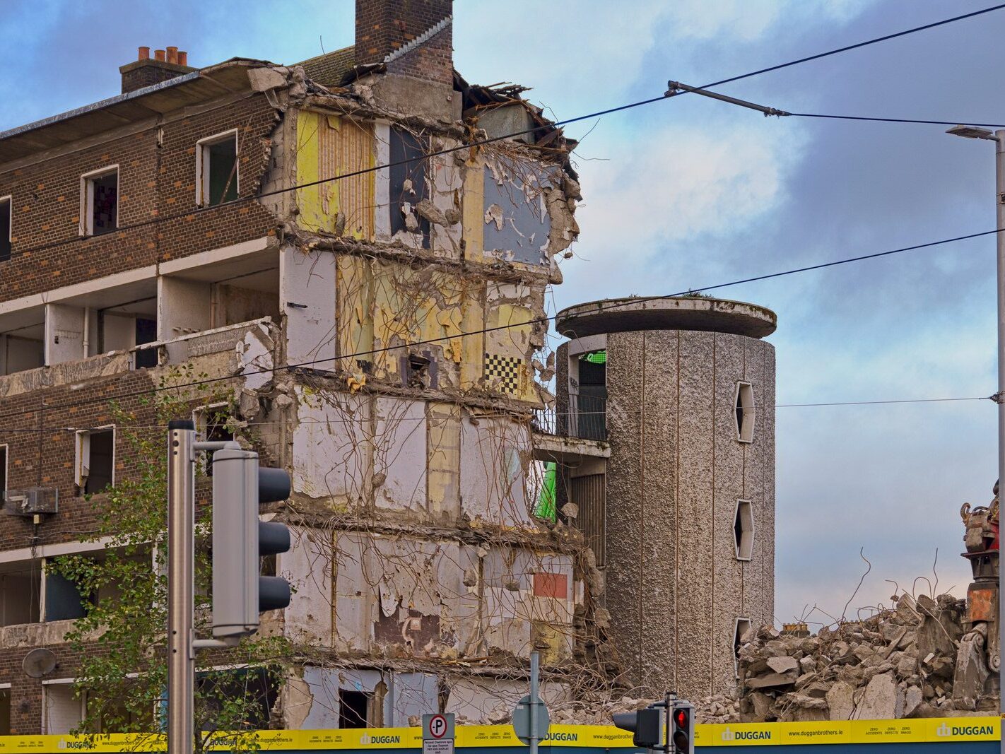 THE CURRENT STATE OF DORSET STREET FLATS AND ST MARY'S PLACE FLATS [ALMOST TOTALLY DEMOLISHED 15 NOVEMBER 2024]-244230-1