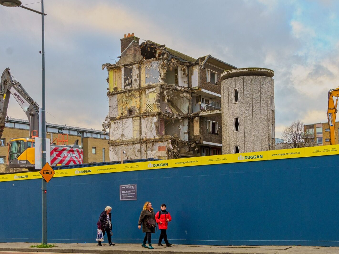 THE CURRENT STATE OF DORSET STREET FLATS AND ST MARY'S PLACE FLATS [ALMOST TOTALLY DEMOLISHED 15 NOVEMBER 2024]-244238-1