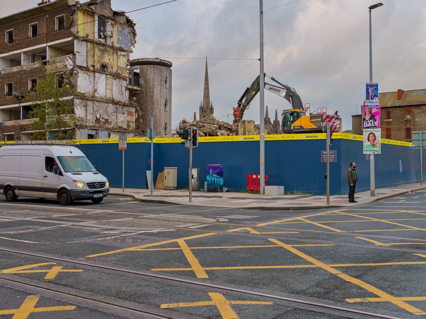 THE CURRENT STATE OF DORSET STREET FLATS AND ST MARY'S PLACE FLATS [ALMOST TOTALLY DEMOLISHED 15 NOVEMBER 2024]-244258-1