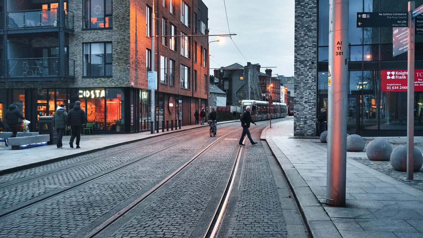 SMITHFIELD AREA PHOTOGRAPHED THE WEEK BEFORE CHRISTMAS 2023 [TESCO EXPRESS OPENED BESIDE THE TRAM STOP THIS TIME LAST YEAR]-226152-1