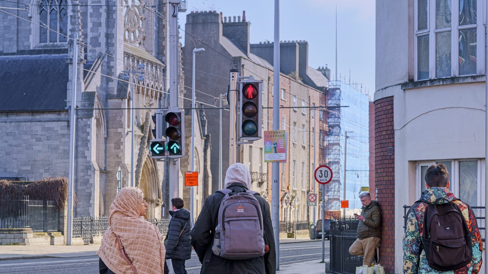 LUAS TRAM STOP AT LOWER DOMINICK STREET [AT THE MOMENT THE AREA DOES FEEL SAFER]-228662-1