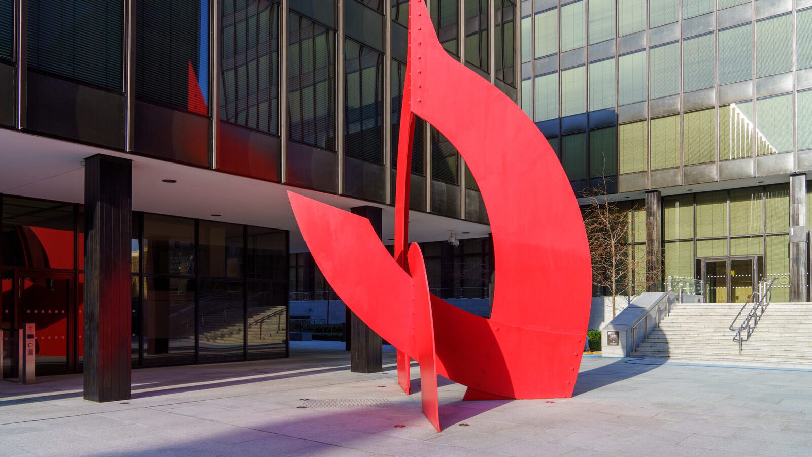 MUCH MORE THAN A RED METAL YOKE [RED CARDINAL BY JOHN BURKE ON BAGGOT STREET]-227897-1