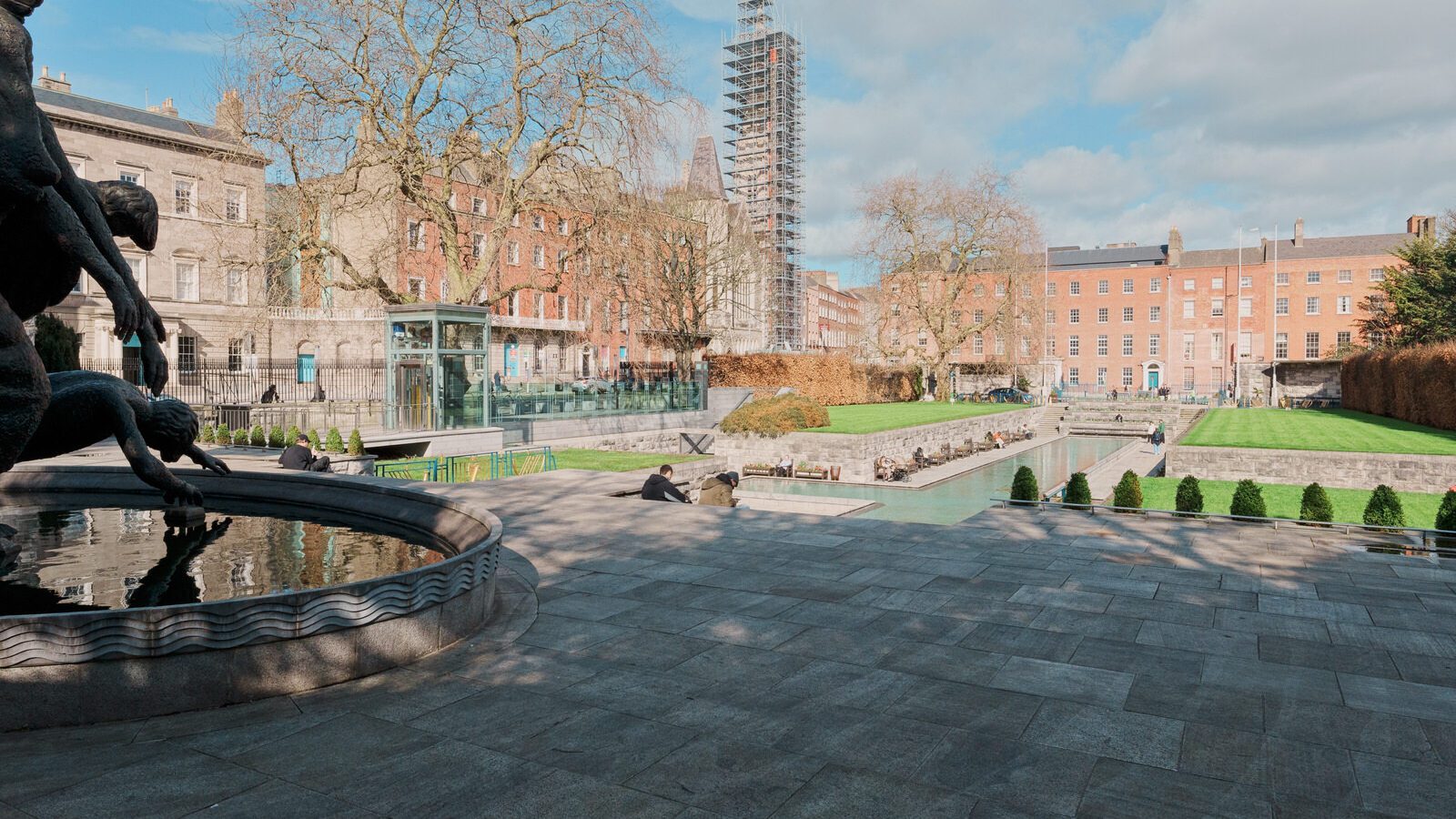 A VERY BRIEF VISIT TO PARNELL SQUARE [A FEW DAYS BEFORE THE ST PATRICK'S DAY PARADE]-229757-1