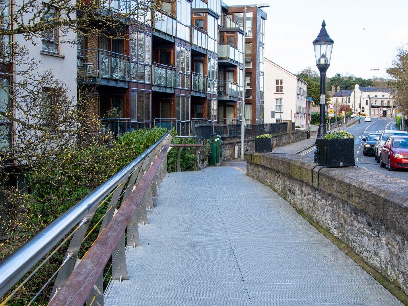 ANNA LIVIA BRIDGE ACROSS THE LIFFEY [CHAPELIZOD VILLAGE ON BOTH SIDES OF THE RIVER]-231237-1