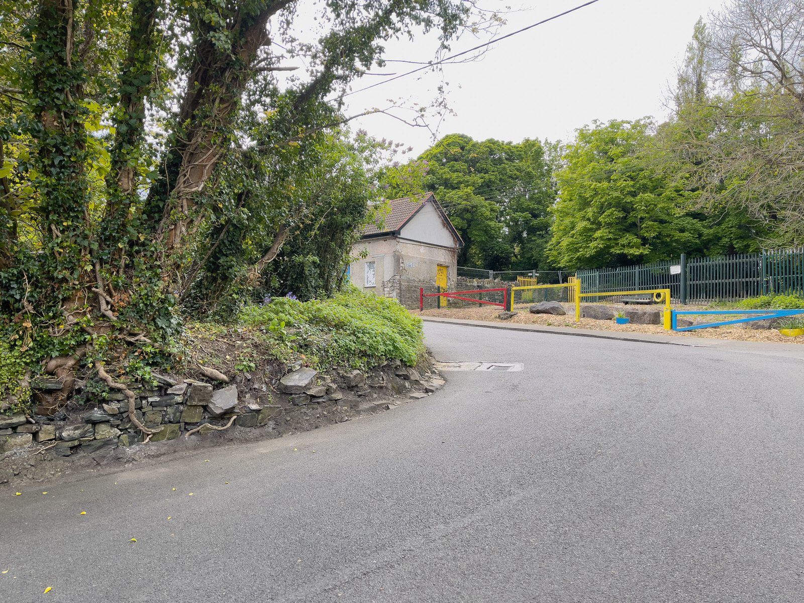 OLD DERELICT COTTAGES AND STACGORY CHURCHYARD [HILL LANE IN PALMERSTOWN]-231959-1