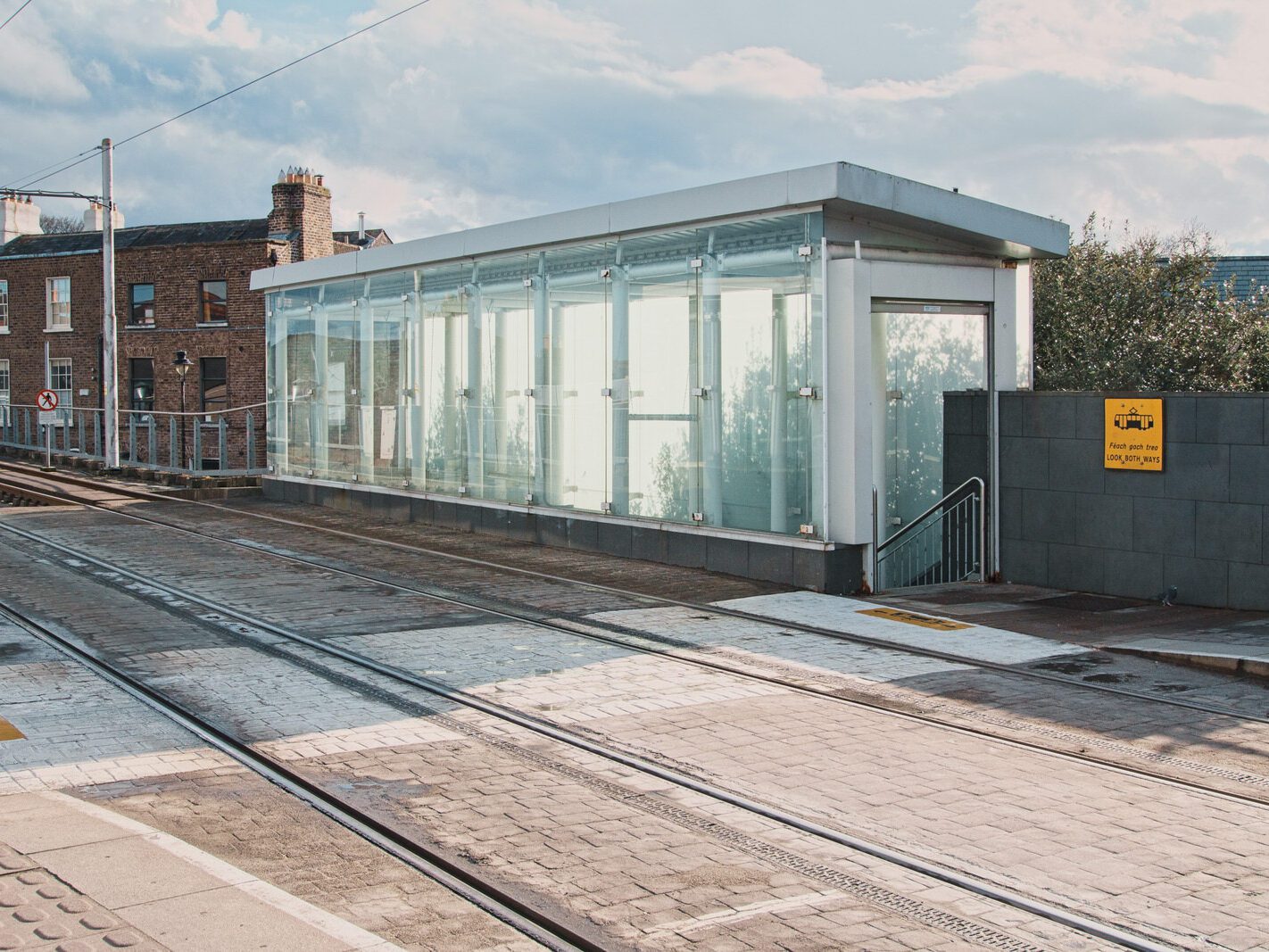 THE RANELAGH LUAS TRAM STOP [AND HOW TO PRONOUNCE RANELAGH]-231209-1