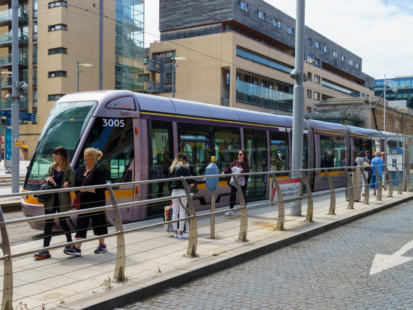 RED LINE TRAM SERVICE [TRAMS TRAVELLING TO AND FROM THE POINT]-236507-1