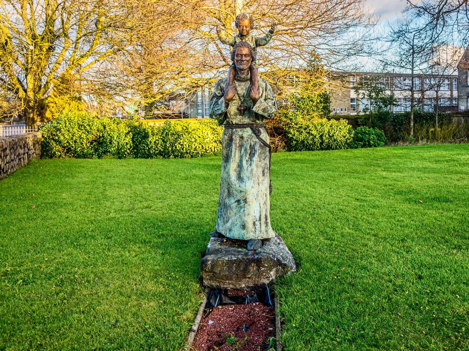 SAINT CONLETH'S STATUE AND GARDEN [NAAS ROAD NEWBRIDGE COUNTY KILDARE]