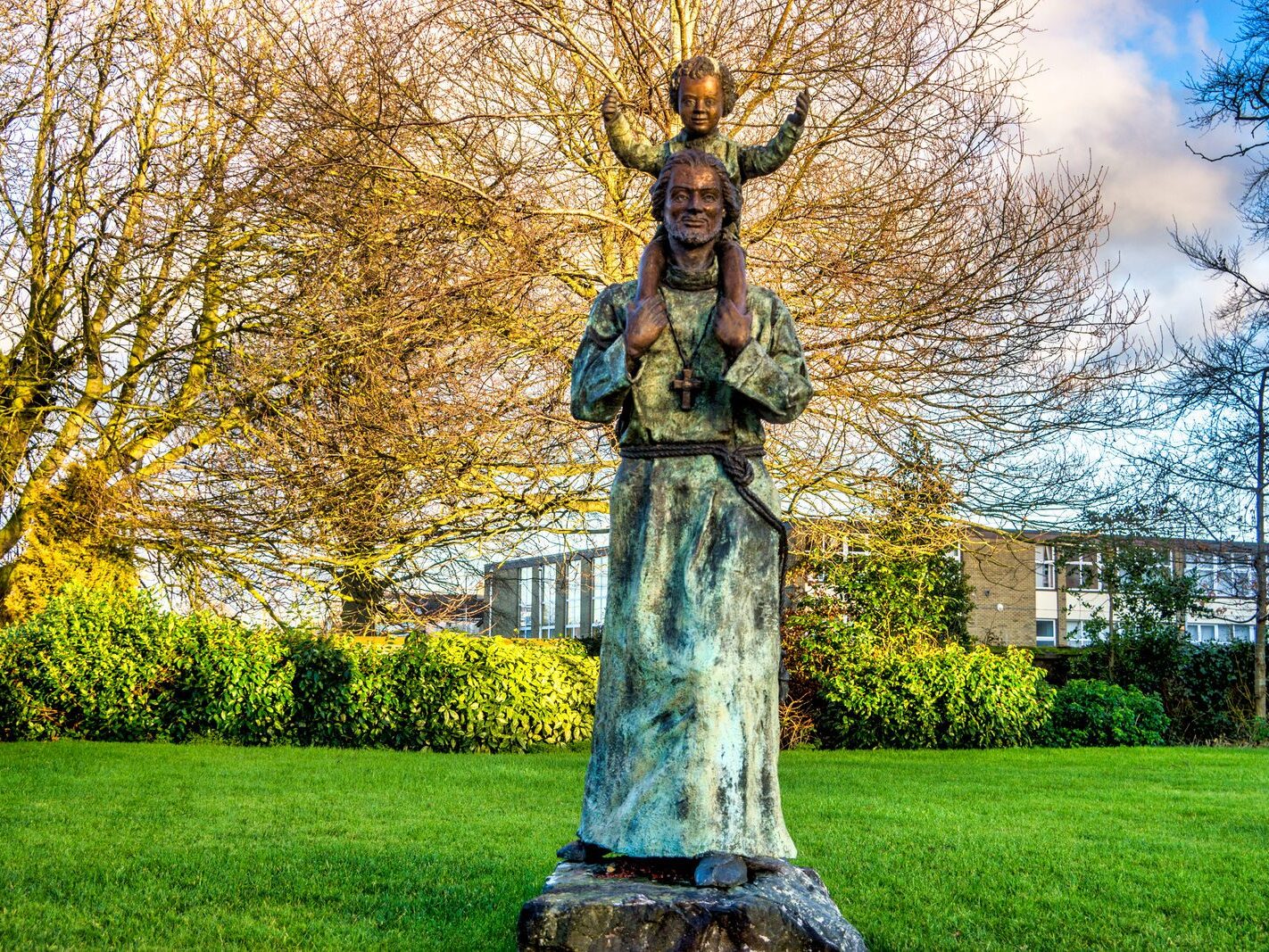 SAINT CONLETH'S STATUE AND GARDEN [NAAS ROAD NEWBRIDGE COUNTY KILDARE]