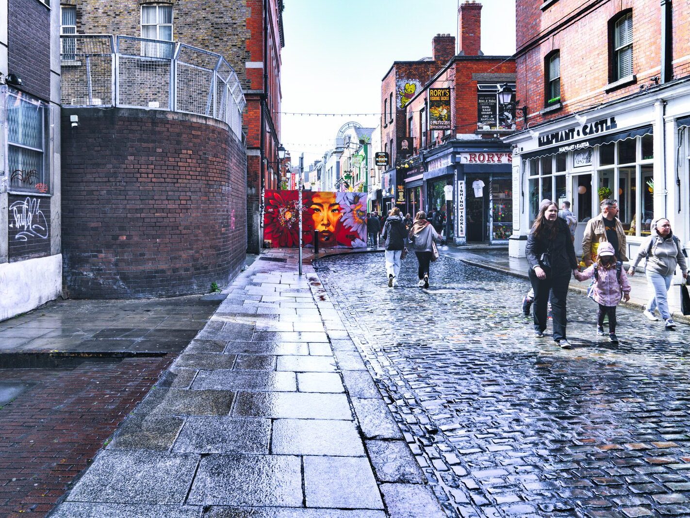 TEMPLE BAR WAS VERY COLOURFUL TODAY [IMMEDIATELY AFTER SOME REALLY INTENSE RAIN]-239044-1