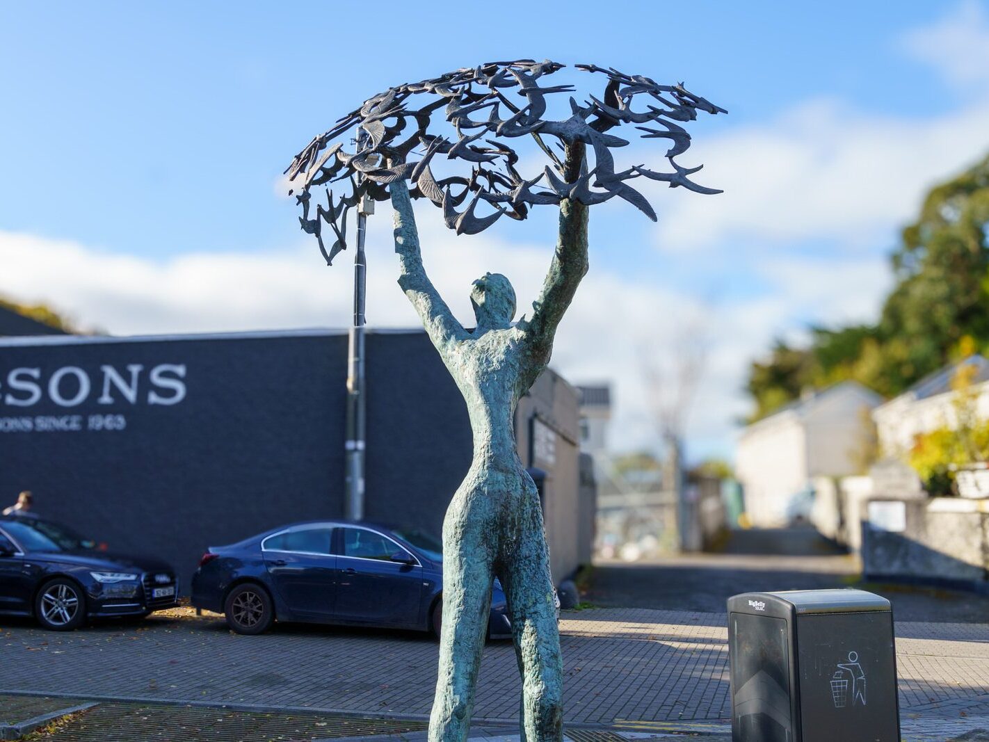 THIS BRONZE SCULPTURE IS IN CORNELSCOURT VILLAGE [IT HAS TAKEN ME YEARS TO FIND ANY INFORMATION RELATING TO IT]-242743-1