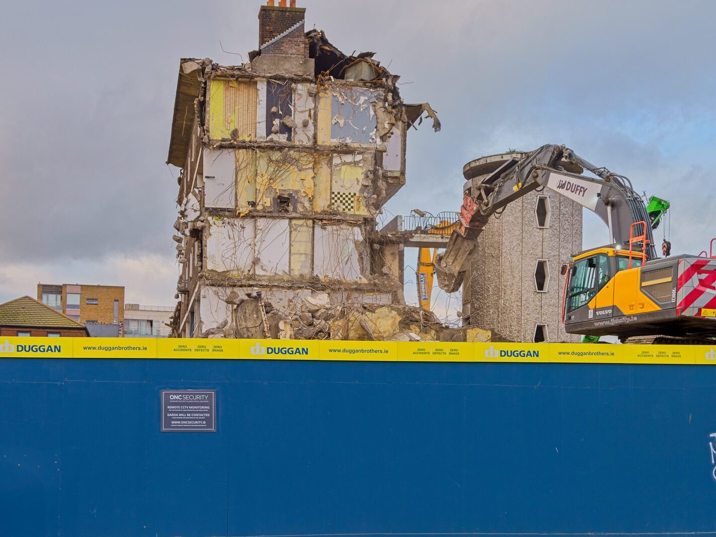 THE CURRENT STATE OF DORSET STREET FLATS AND ST MARY'S PLACE FLATS [ALMOST TOTALLY DEMOLISHED 15 NOVEMBER 2024]-244234-1