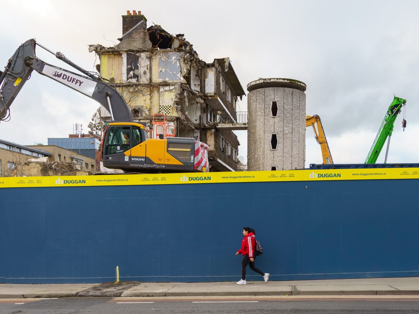 THE CURRENT STATE OF DORSET STREET FLATS AND ST MARY'S PLACE FLATS [ALMOST TOTALLY DEMOLISHED 15 NOVEMBER 2024]-244236-1