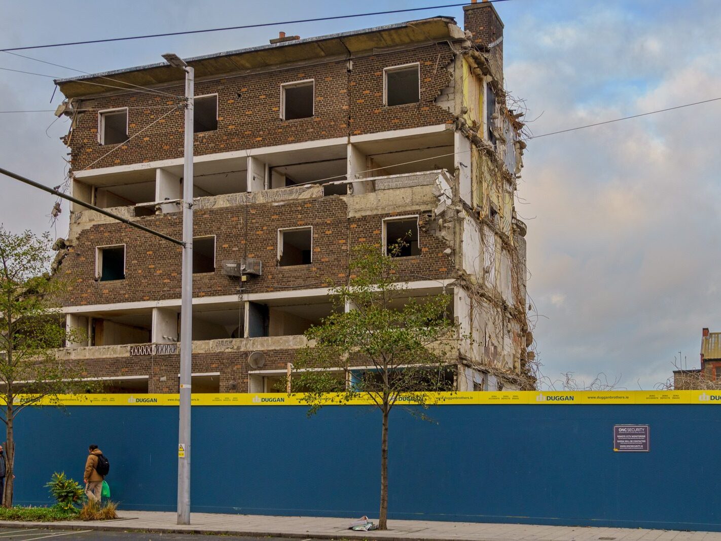 THE CURRENT STATE OF DORSET STREET FLATS AND ST MARY'S PLACE FLATS [ALMOST TOTALLY DEMOLISHED 15 NOVEMBER 2024]-244254-1