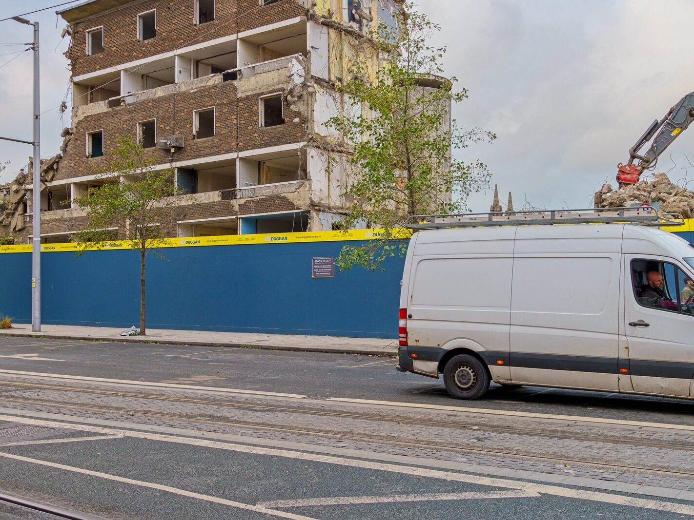 THE CURRENT STATE OF DORSET STREET FLATS AND ST MARY'S PLACE FLATS [ALMOST TOTALLY DEMOLISHED 15 NOVEMBER 2024]-244256-1